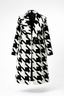 Oversized Statement Houndstooth Coat