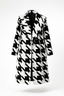 Oversized Statement Houndstooth Coat
