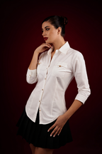 FK body hugging signature chemise