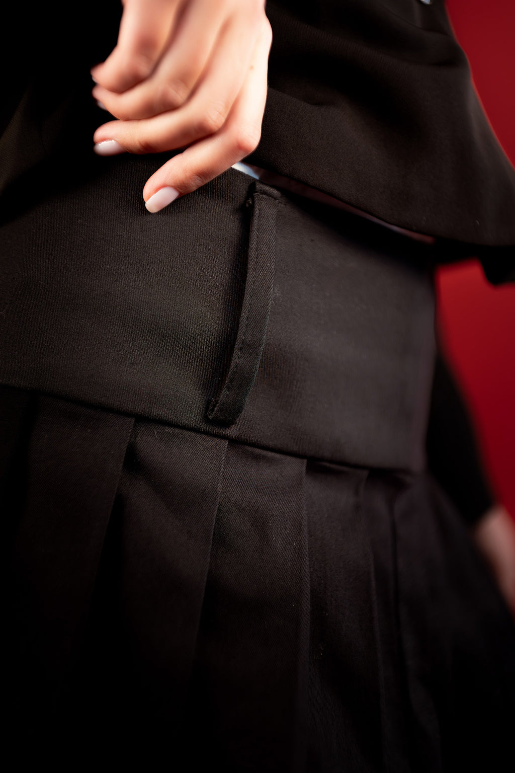 Pleated Mini Skirt