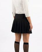 Pleated Mini Skirt