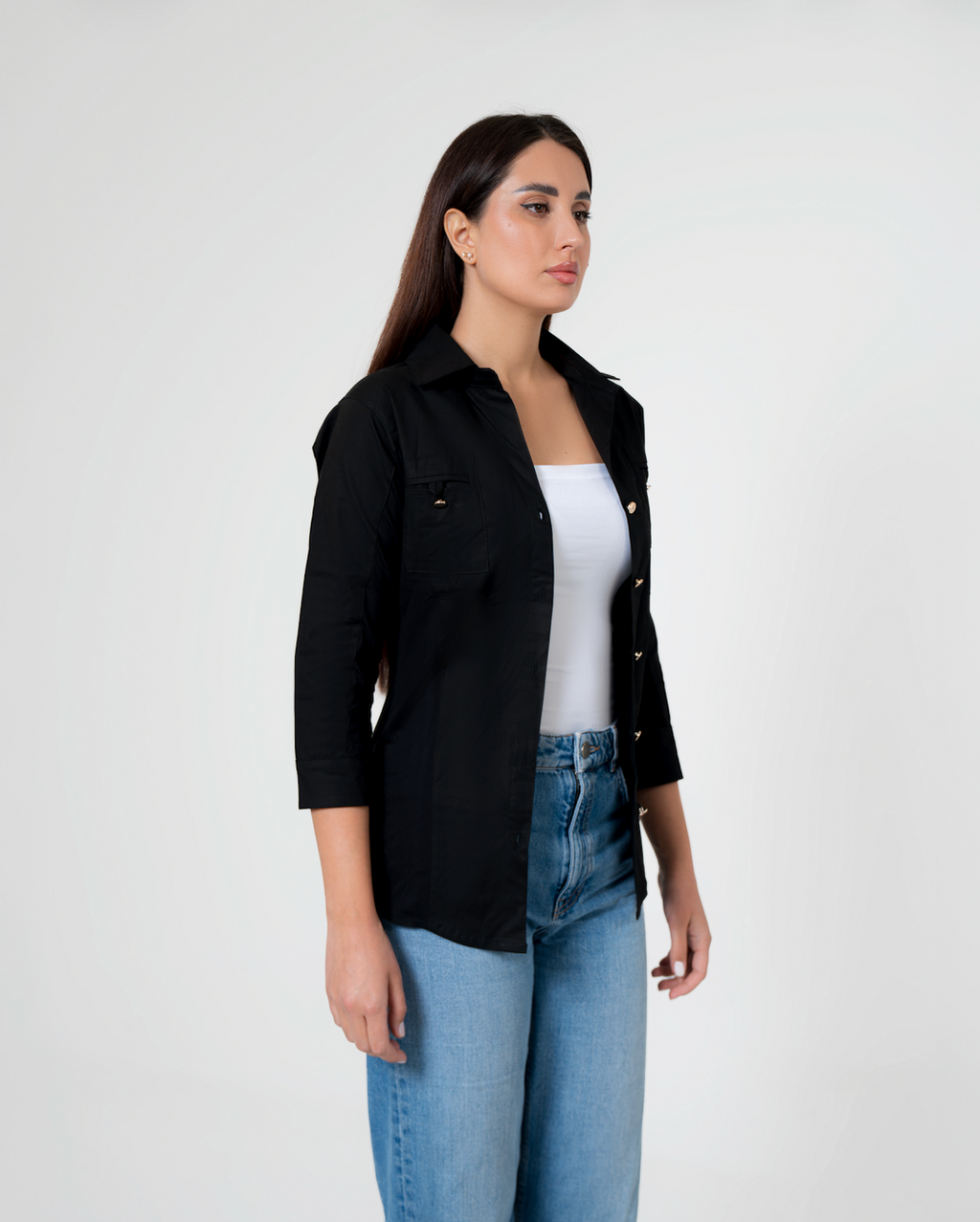 FK body hugging signature chemise