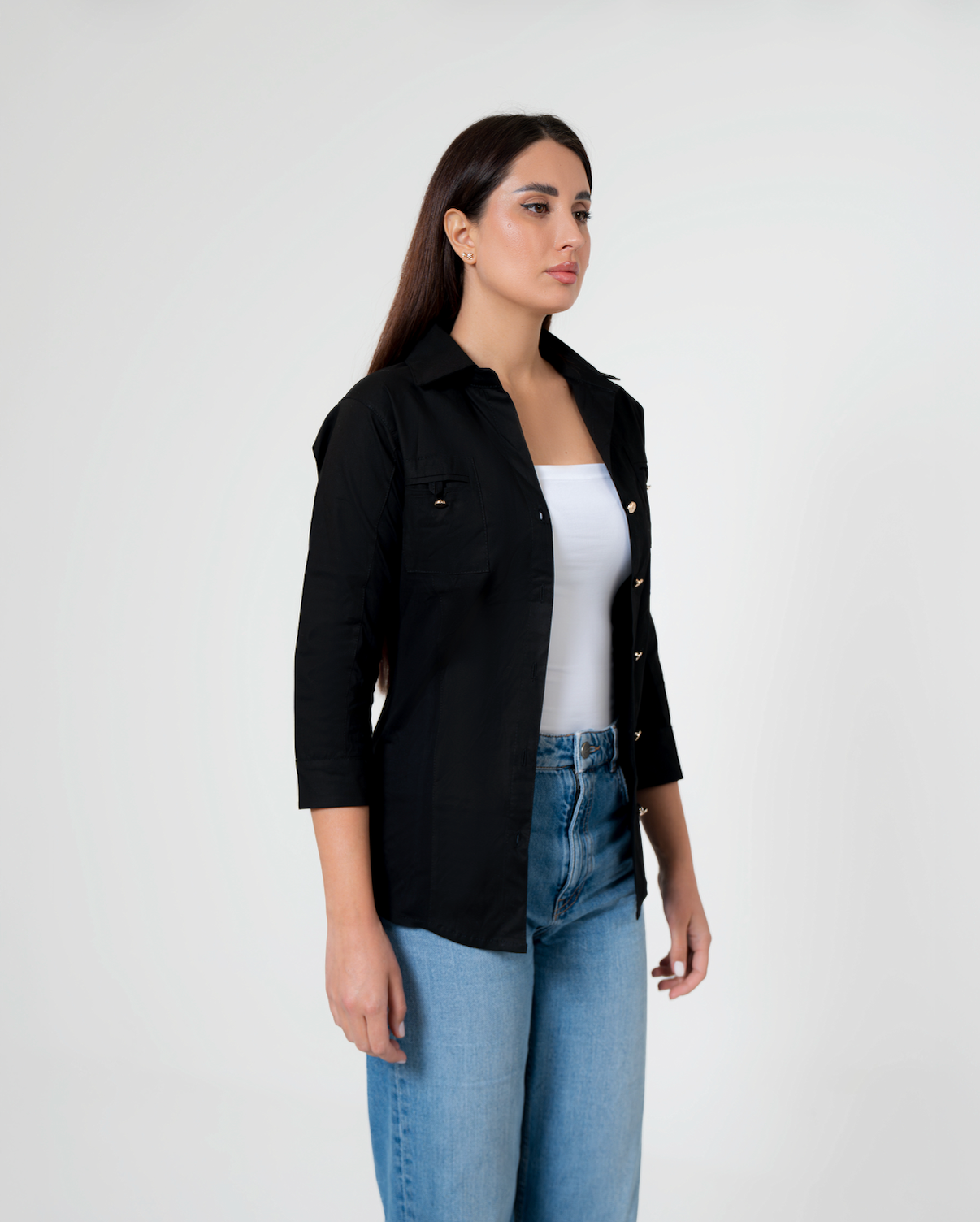 FK body hugging signature chemise