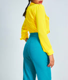 Bow Sheer Shirt
