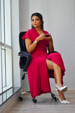 Wrap Vintage Midi Dress